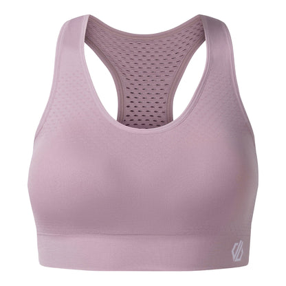 Mauve Shadow - Front - Dare 2B Womens-Ladies Dont Sweat It II Sports Bra