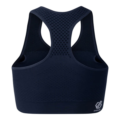 Navy - Side - Dare 2B Womens-Ladies Dont Sweat It II Sports Bra