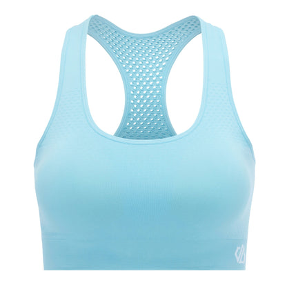 Nordic Blue - Front - Dare 2B Womens-Ladies Dont Sweat It II Sports Bra