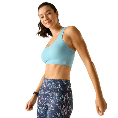 Nordic Blue - Lifestyle - Dare 2B Womens-Ladies Dont Sweat It II Sports Bra