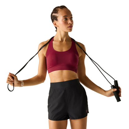 Tibetan Red - Lifestyle - Dare 2B Womens-Ladies Dont Sweat It II Sports Bra