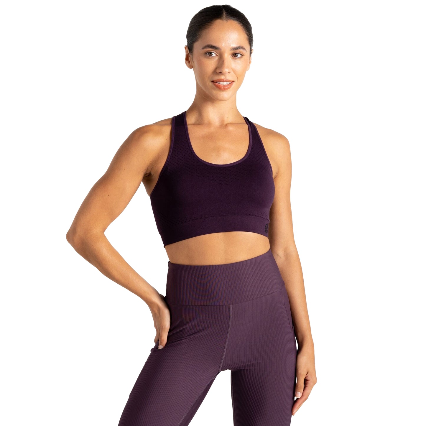 Deep Plum - Lifestyle - Dare 2B Womens-Ladies Dont Sweat It II Sports Bra