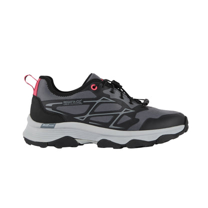 Seal Grey-Peach Bloom - Lifestyle - Regatta Womens-Ladies Blaze Trainers