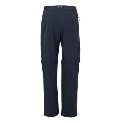 Navy - Back - Regatta Womens-Ladies Travel Light II Packaway Hiking Trousers