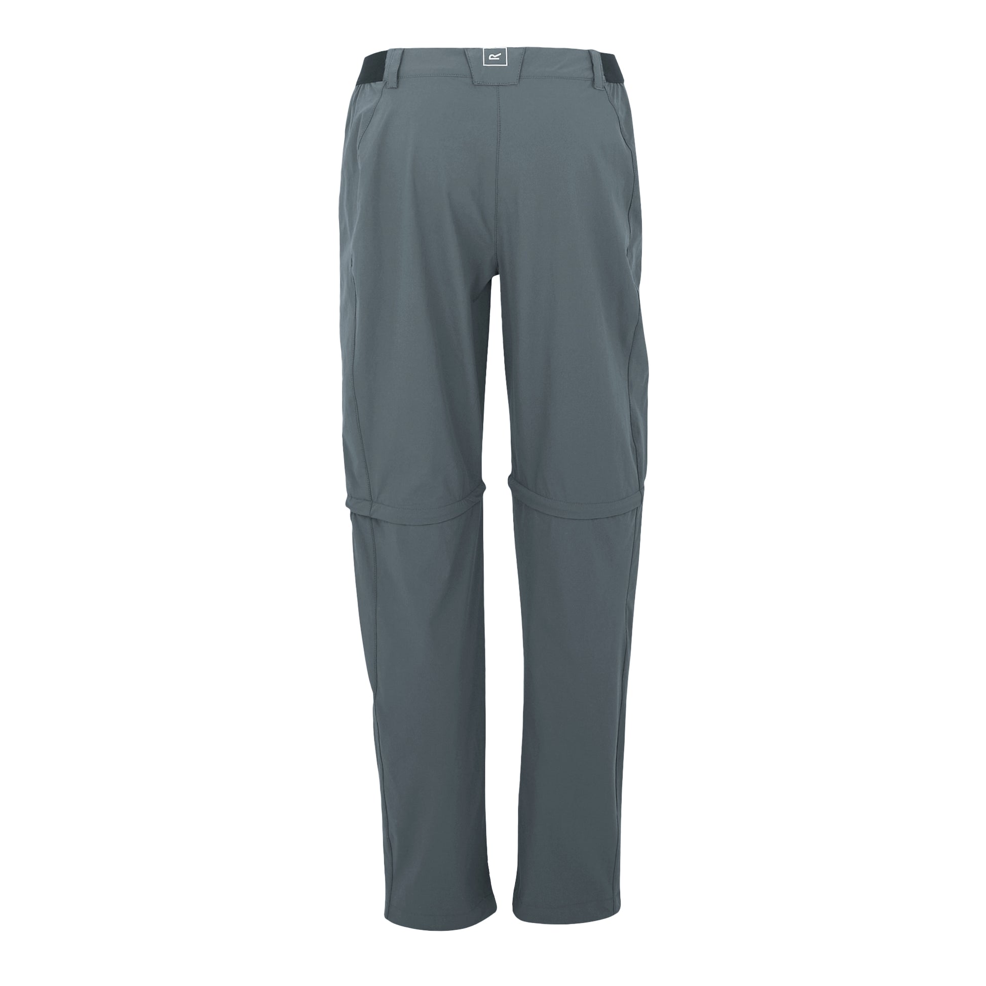 Seal Grey - Back - Regatta Womens-Ladies Travel Light II Packaway Hiking Trousers