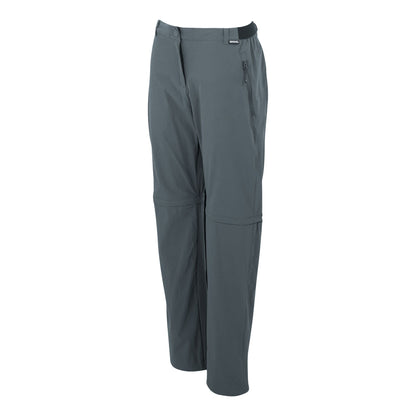Seal Grey - Side - Regatta Womens-Ladies Travel Light II Packaway Hiking Trousers