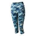 Mist - Side - Dare 2B Womens-Ladies Influential II Dash Print 3-4 Length Leggings
