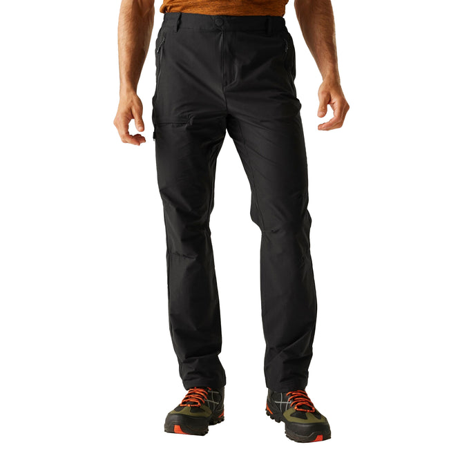 Black - Lifestyle - Regatta Mens Highton II Hiking Trousers