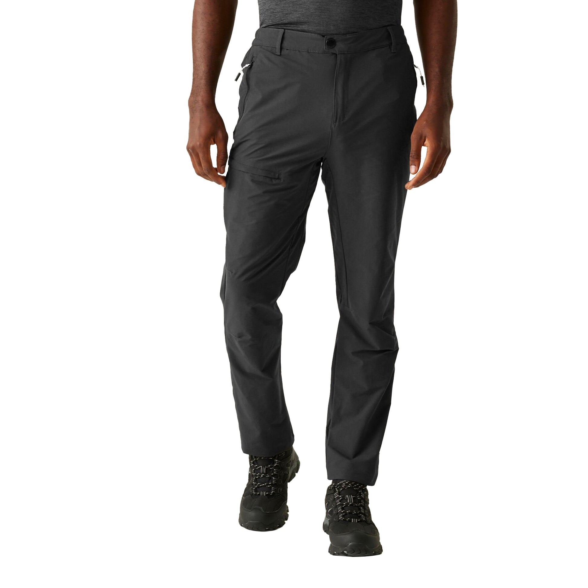 Ash - Lifestyle - Regatta Mens Highton II Hiking Trousers
