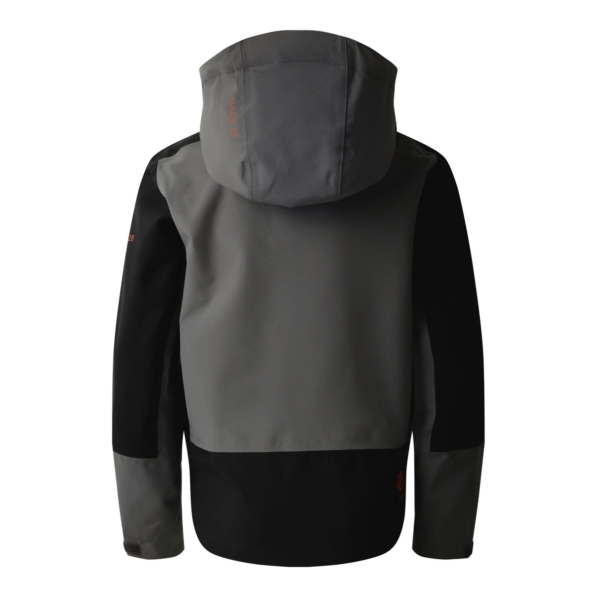 Black-Granite Grey - Back - Dare 2B Childrens-Kids Explore II Waterproof Jacket