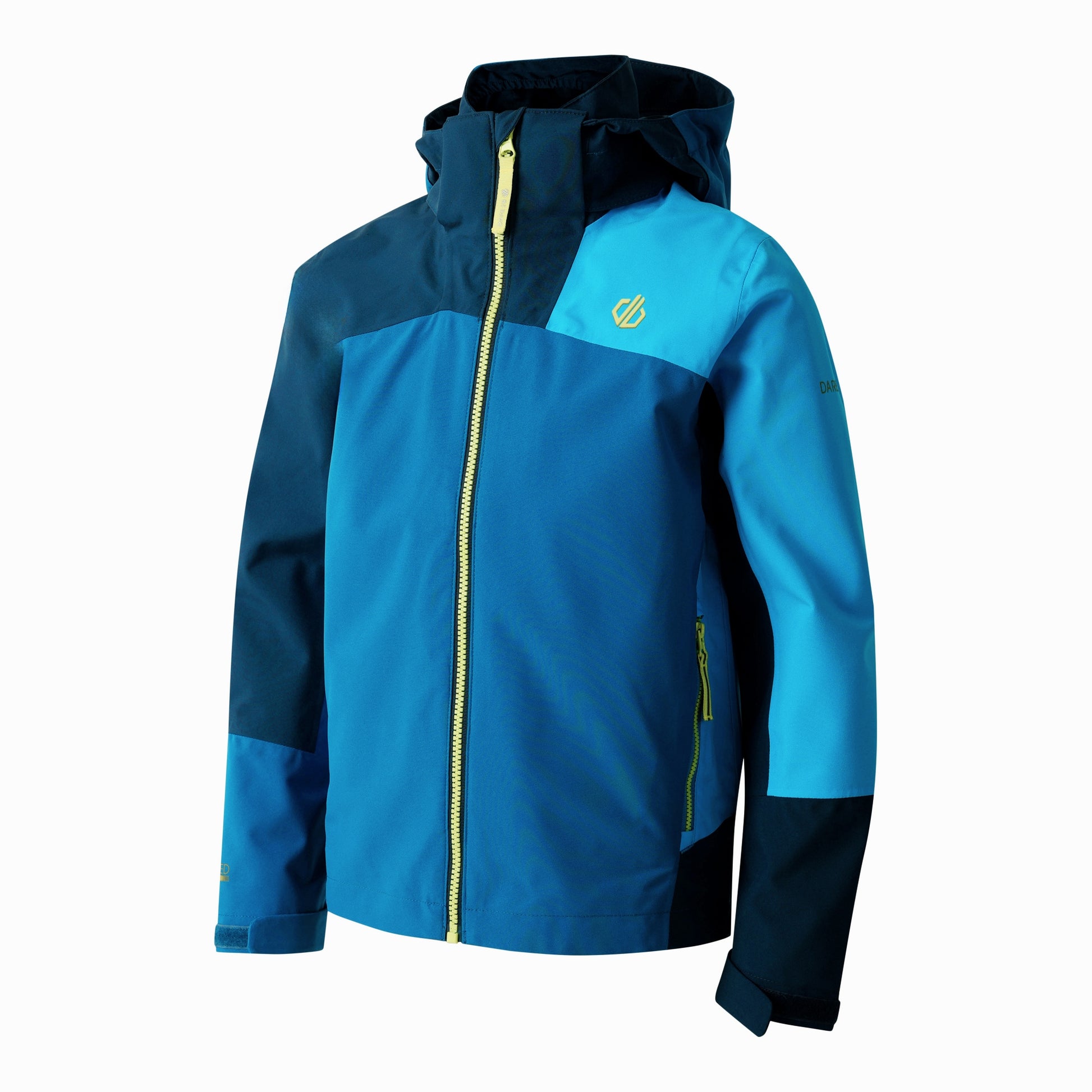 Moonlight Denim-Blue Sapphire - Side - Dare 2B Childrens-Kids Explore II Waterproof Jacket