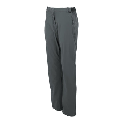 Seal Grey - Side - Regatta Womens-Ladies Travel Light II Packaway Hiking Trousers