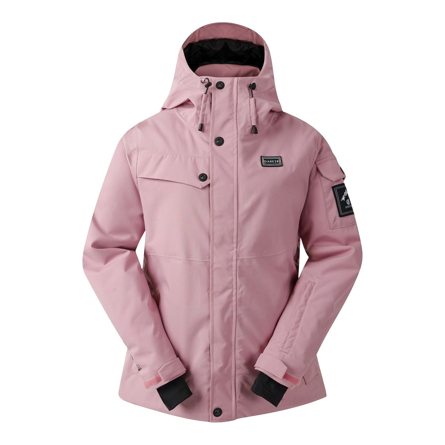 Lilas - Front - Dare 2B Womens-Ladies Ski Life Dash Print Ski Jacket