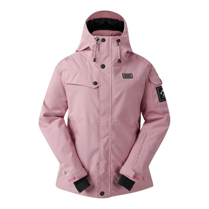 Lilas - Front - Dare 2B Womens-Ladies Ski Life Dash Print Ski Jacket