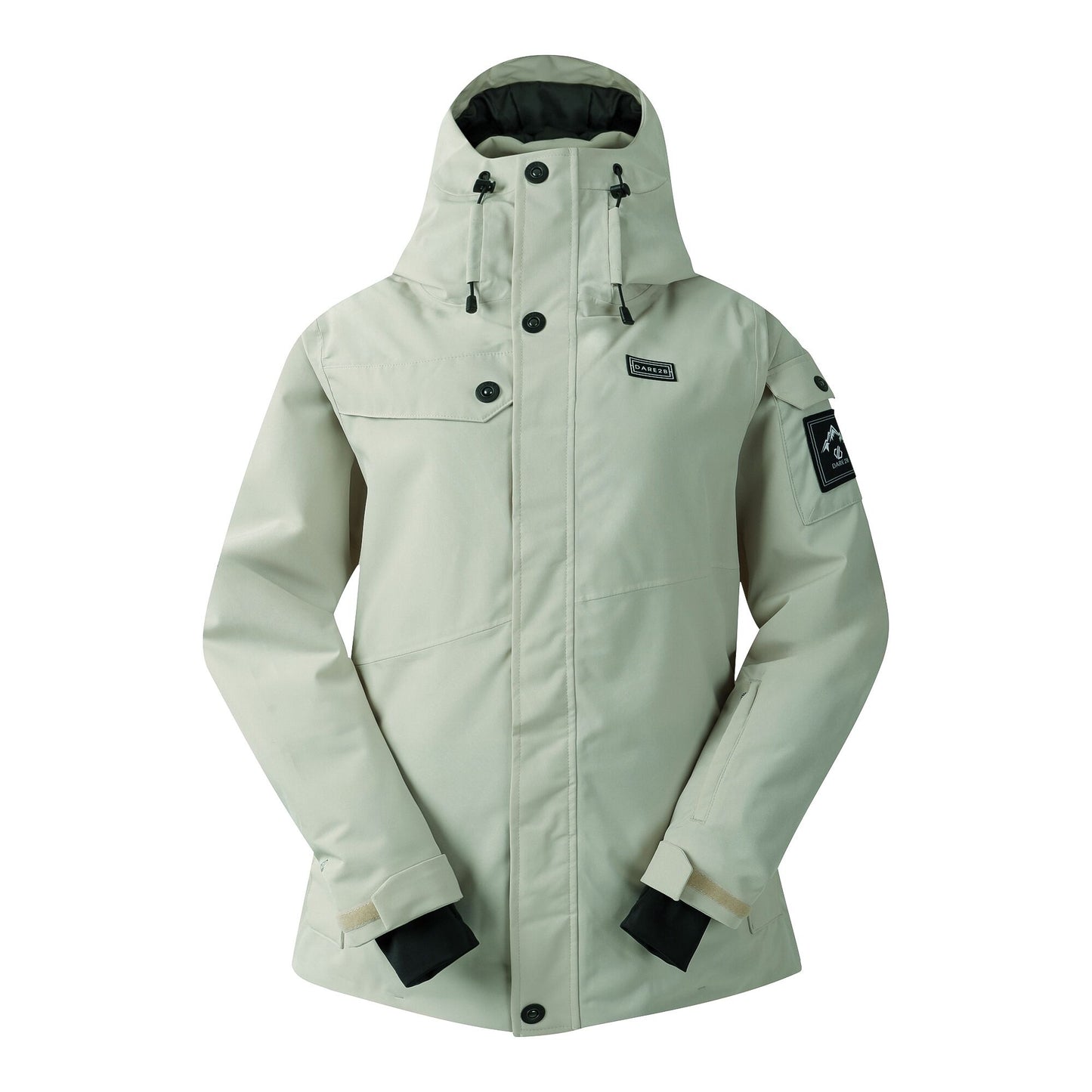 Glacier Green - Front - Dare 2B Womens-Ladies Ski Life Dash Print Ski Jacket