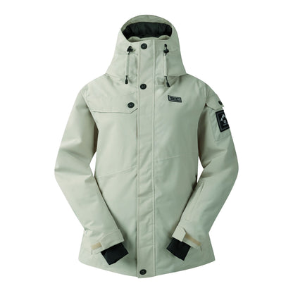 Glacier Green - Front - Dare 2B Womens-Ladies Ski Life Dash Print Ski Jacket