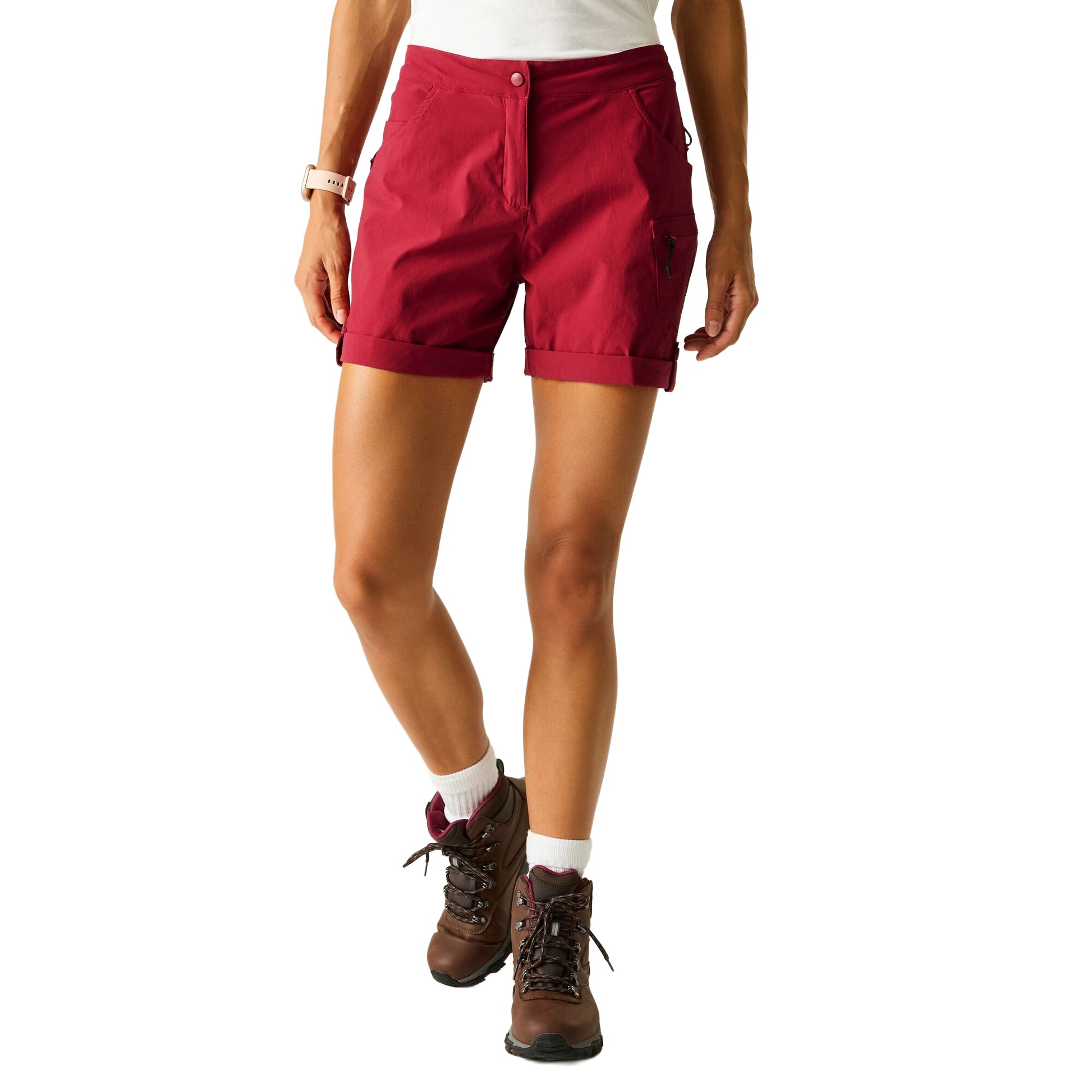 Tibetan Red - Lifestyle - Dare 2B Womens-Ladies Melodic III Shorts