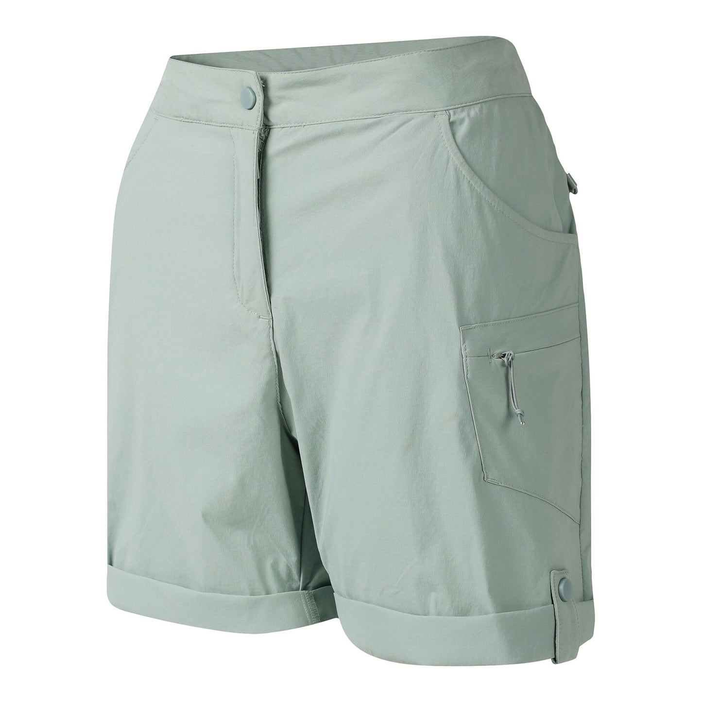 Glacier Green - Side - Dare 2B Womens-Ladies Melodic III Shorts