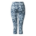 Blue - Back - Regatta Womens-Ladies Influential II Snake Print 3-4 Length Leggings