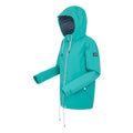 Turquoise - Side - Regatta Womens-Ladies Bayletta II Waterproof Jacket