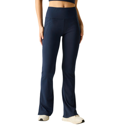 Navy - Lifestyle - Dare 2B Womens-Ladies Refresh Flared Leggings