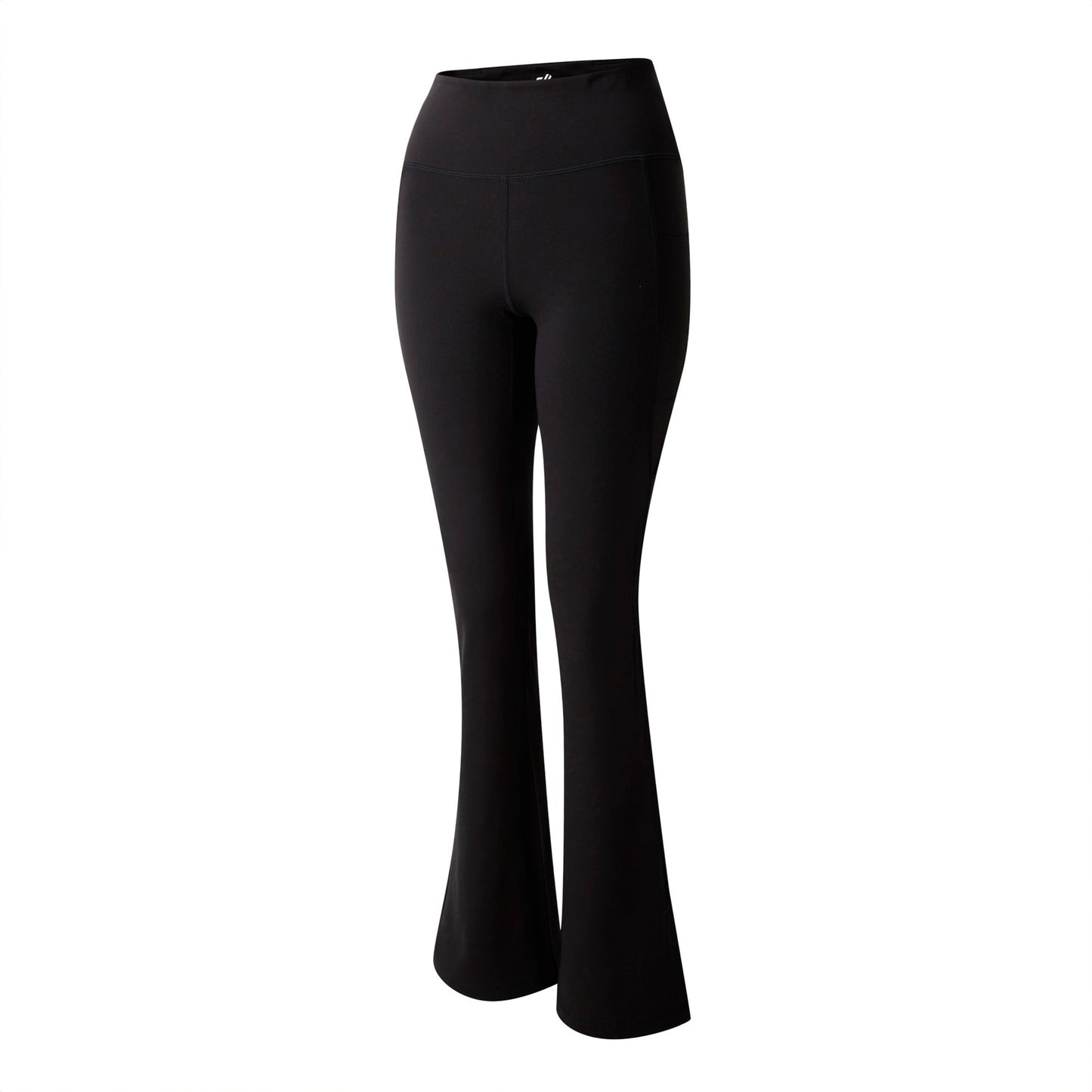 Black - Side - Dare 2B Womens-Ladies Refresh Flared Leggings