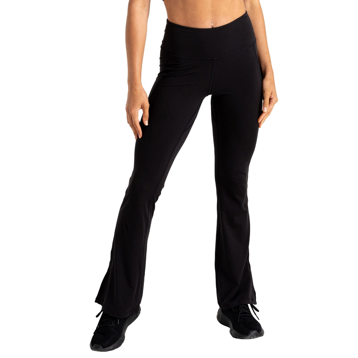 Black - Lifestyle - Dare 2B Womens-Ladies Refresh Flared Leggings