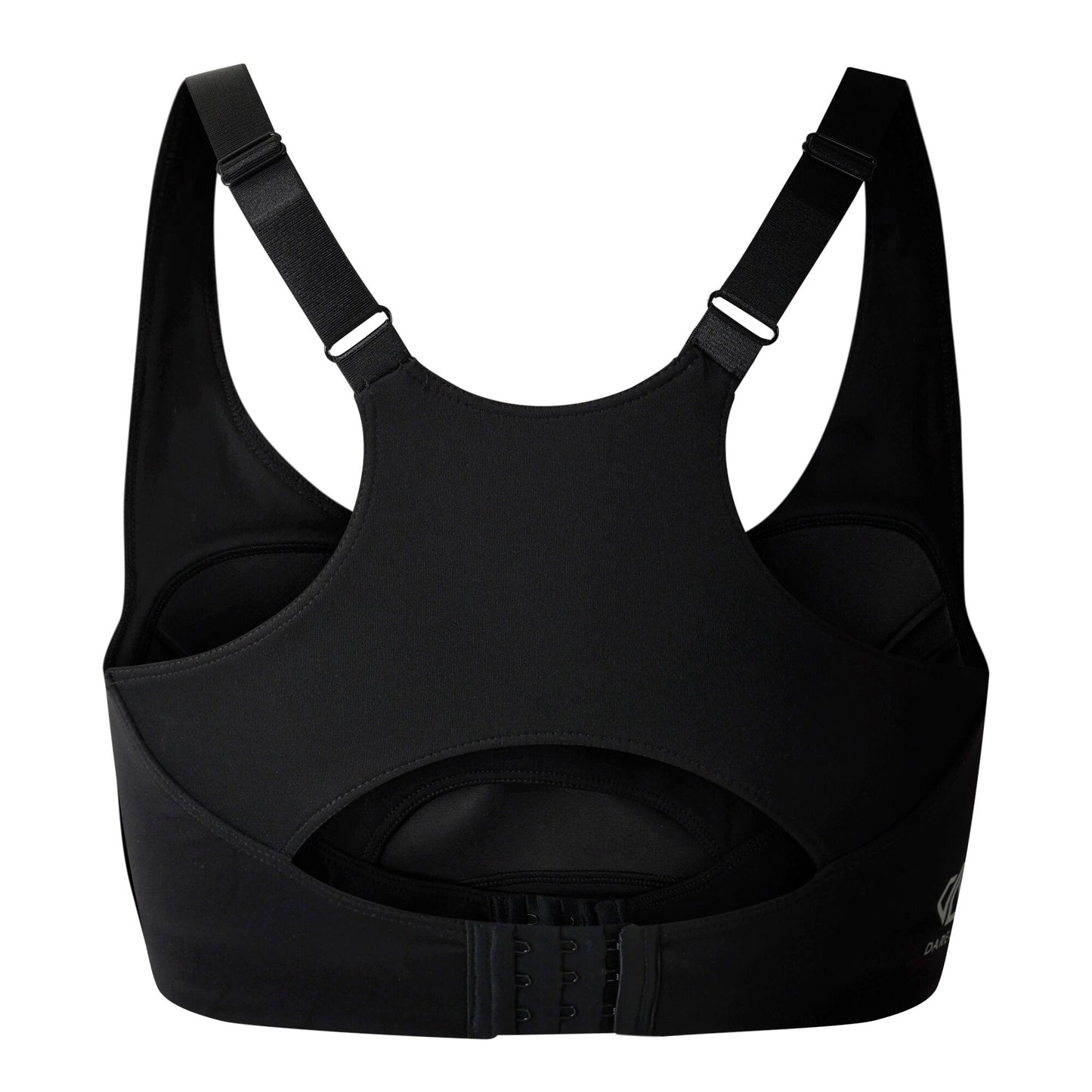 Black - Back - Dare 2B Womens-Ladies Power Sports Bra