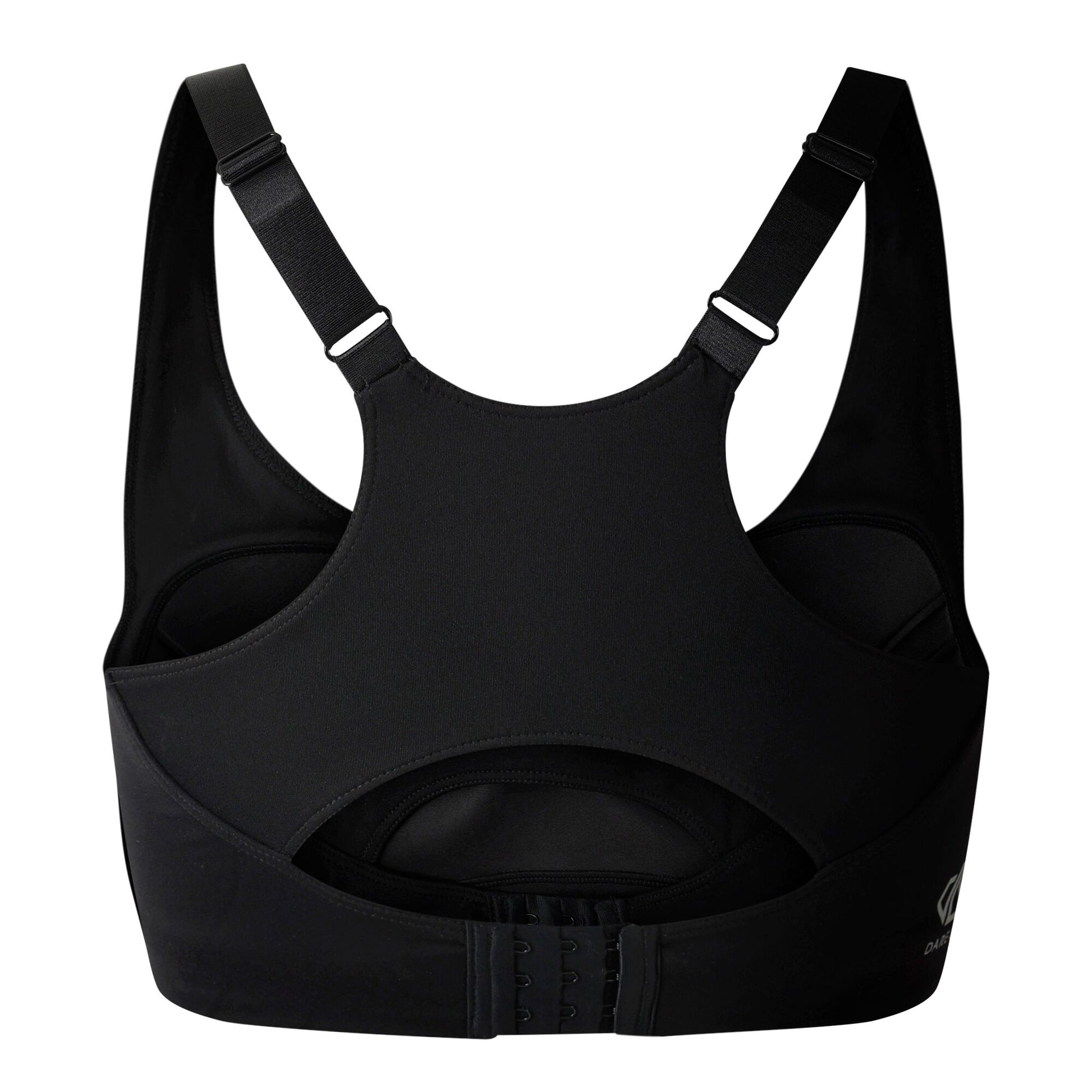 Black - Back - Dare 2B Womens-Ladies Power Sports Bra