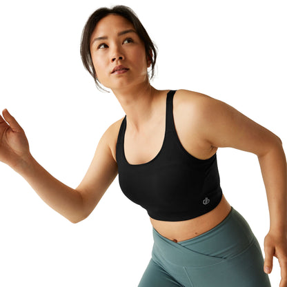 Black - Lifestyle - Dare 2B Womens-Ladies Power Sports Bra