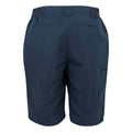 Navy - Pack Shot - Regatta Womens-Ladies Chaska III Zip-Off Hiking Trousers