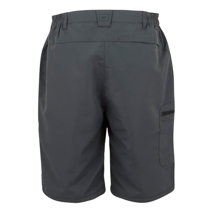 Seal Grey - Pack Shot - Regatta Womens-Ladies Chaska III Zip-Off Hiking Trousers