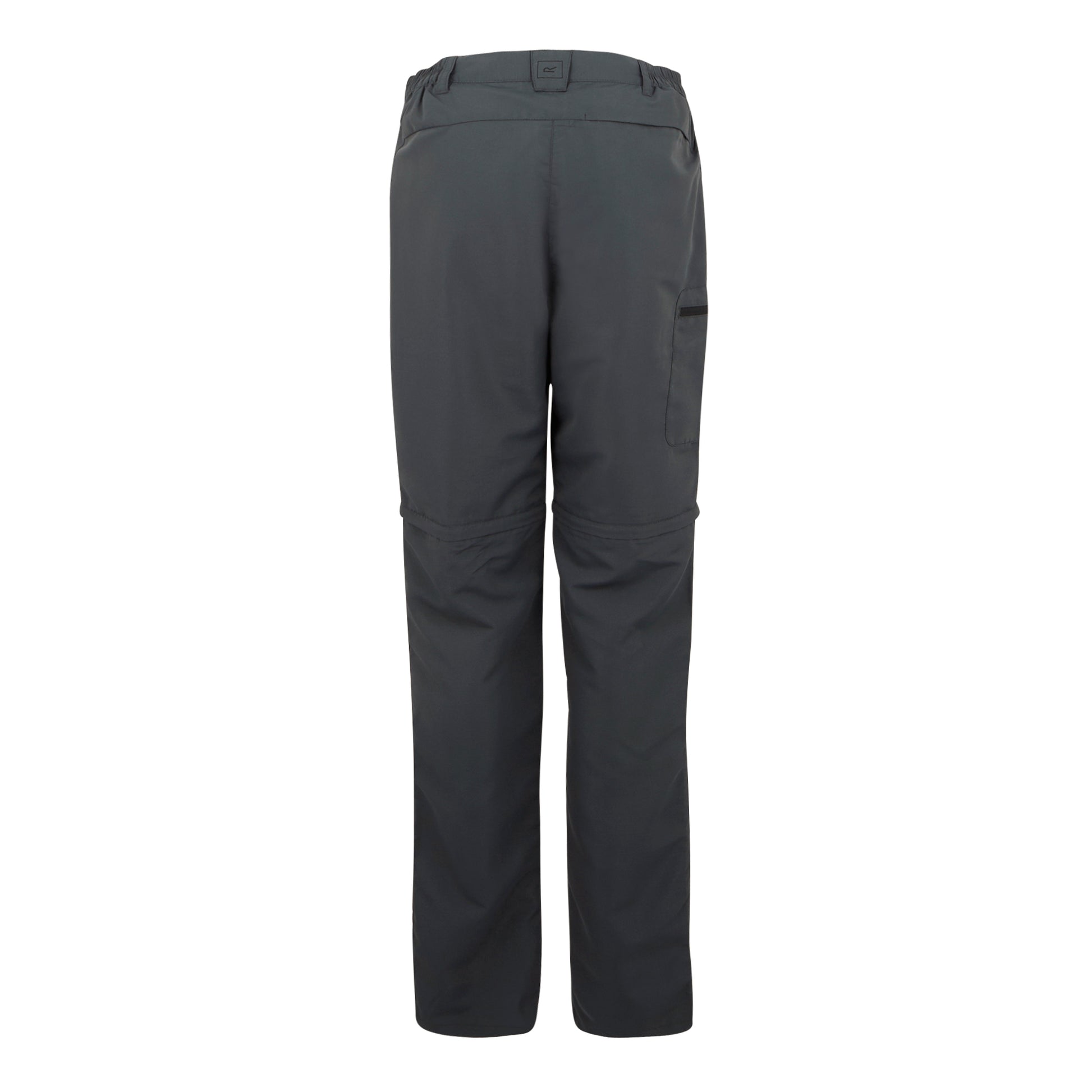 Seal Grey - Back - Regatta Womens-Ladies Chaska III Zip-Off Hiking Trousers