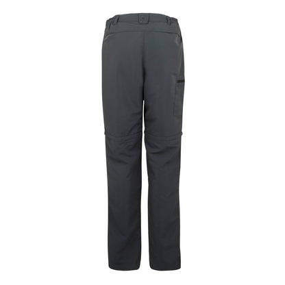 Seal Grey - Back - Regatta Womens-Ladies Chaska III Zip-Off Hiking Trousers