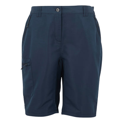 Navy - Lifestyle - Regatta Womens-Ladies Chaska III Zip-Off Hiking Trousers