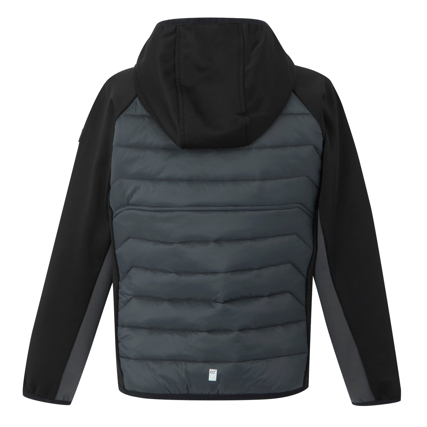 Black-Seal Grey - Back - Regatta Childrens-Kids Kielder IX Hybrid Jacket