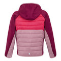 Lilas-Pop-Beaujolais - Back - Regatta Childrens-Kids Kielder IX Hybrid Jacket