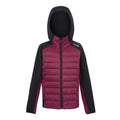 Black-Dark Pimento - Front - Regatta Childrens-Kids Kielder IX Hybrid Jacket