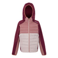 Dark Pimento-Dusty Rose-Lotus - Front - Regatta Childrens-Kids Kielder IX Hybrid Jacket