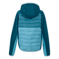 Moroccan Blue-Storm Blue-Nordic Blue - Back - Regatta Childrens-Kids Kielder IX Hybrid Jacket