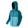 Moroccan Blue-Storm Blue-Nordic Blue - Side - Regatta Childrens-Kids Kielder IX Hybrid Jacket