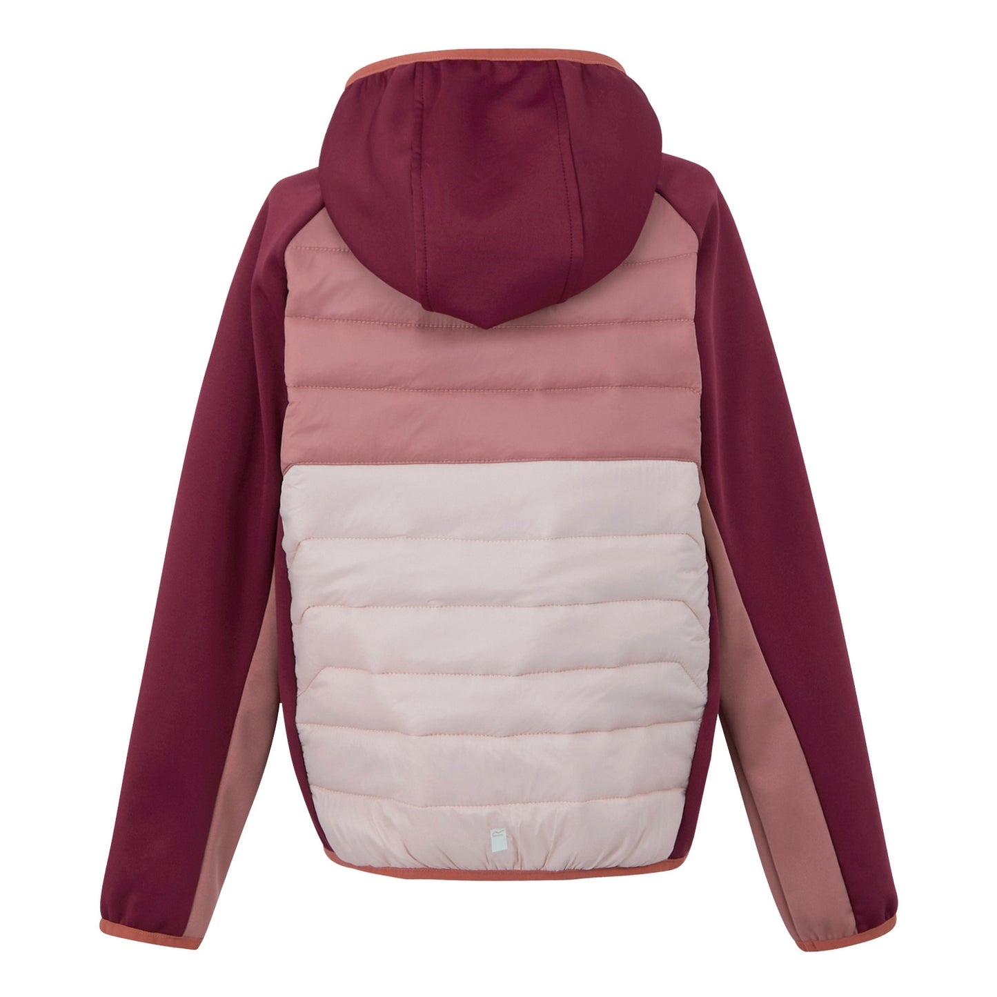 Pink - Back - Regatta Childrens-Kids Kielder IX Hybrid Jacket