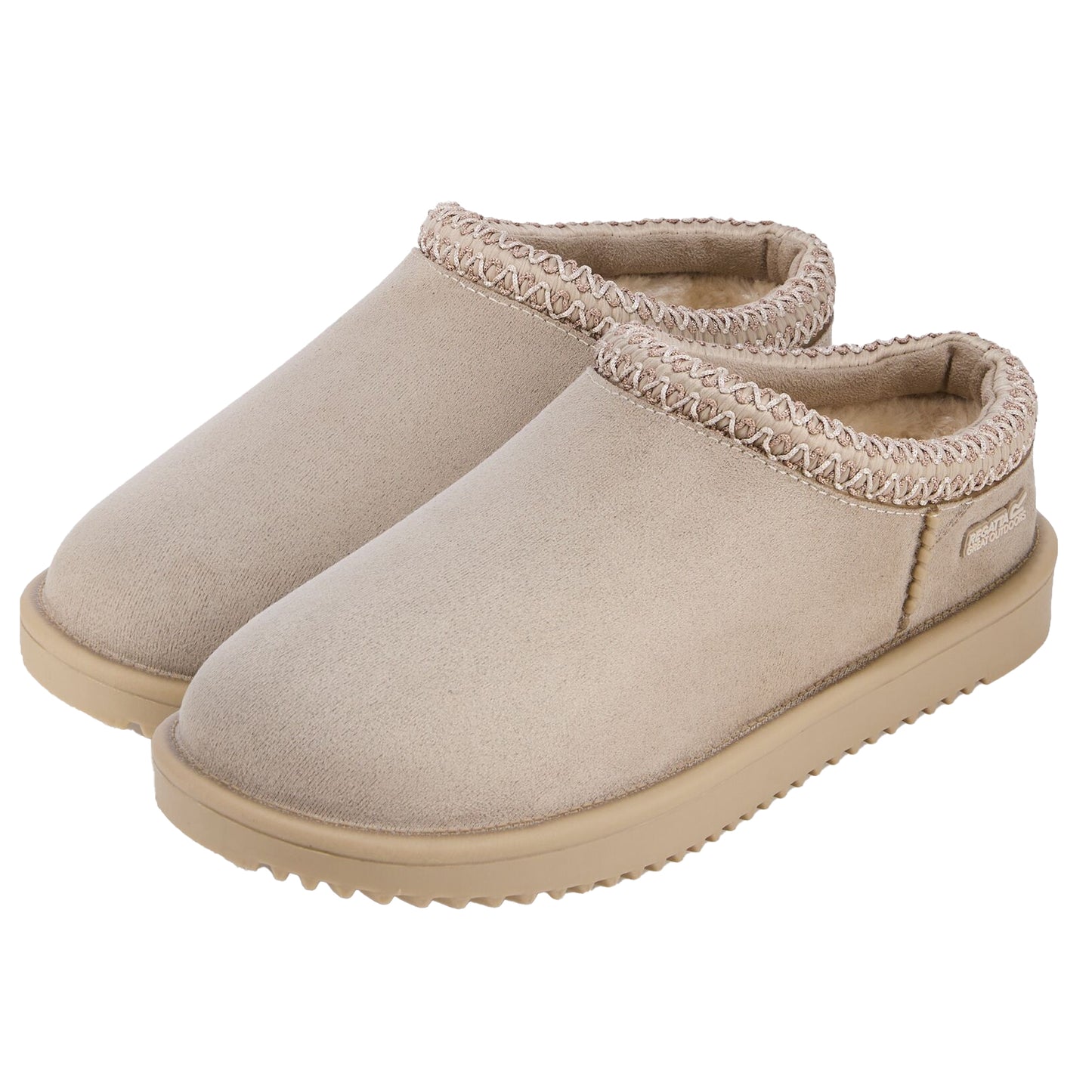 Soft Taupe - Front - Regatta Womens-Ladies Risley Waterproof Mules