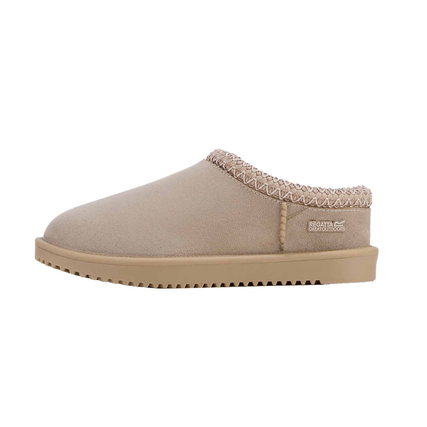 Soft Taupe - Back - Regatta Womens-Ladies Risley Waterproof Mules