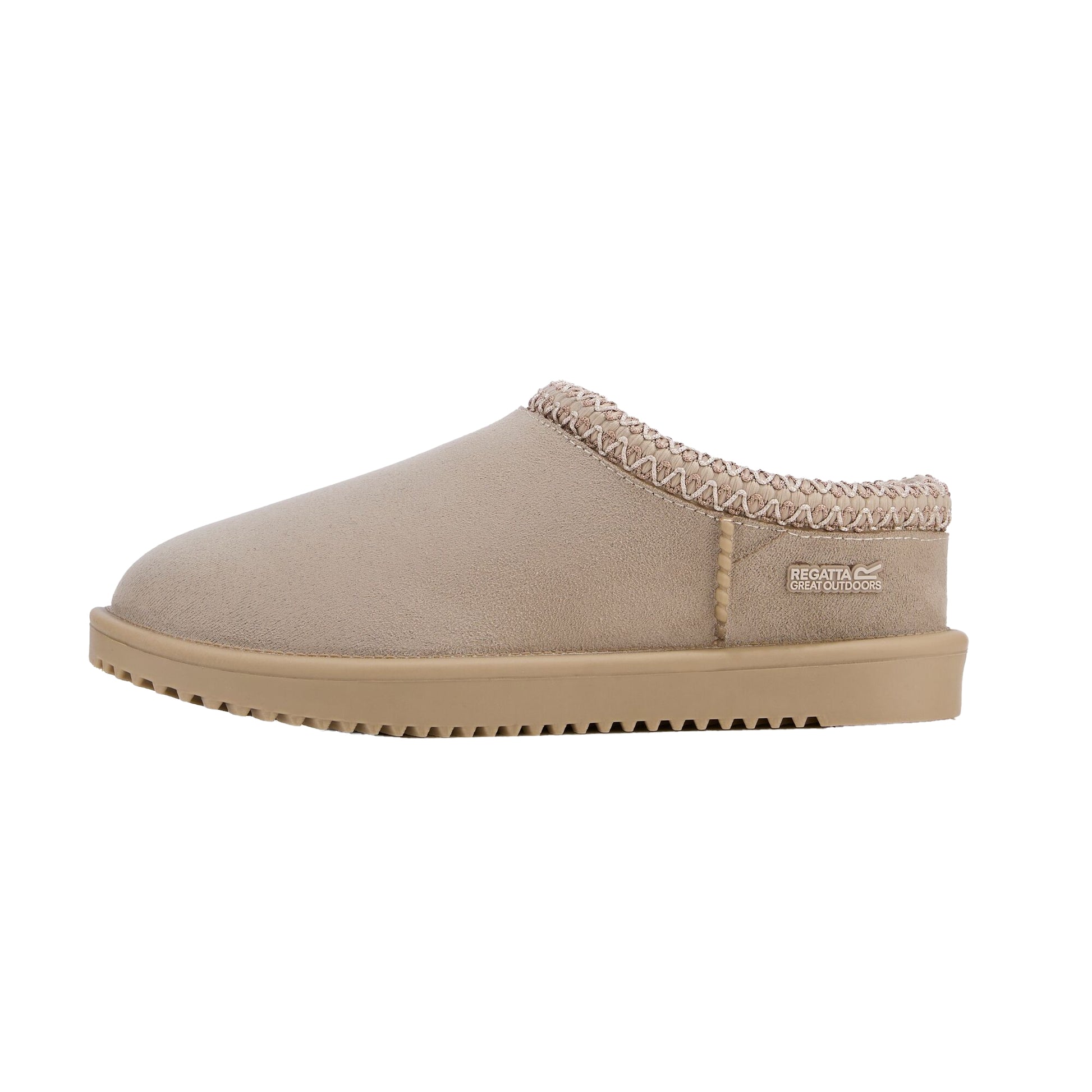 Soft Taupe - Back - Regatta Womens-Ladies Risley Waterproof Mules