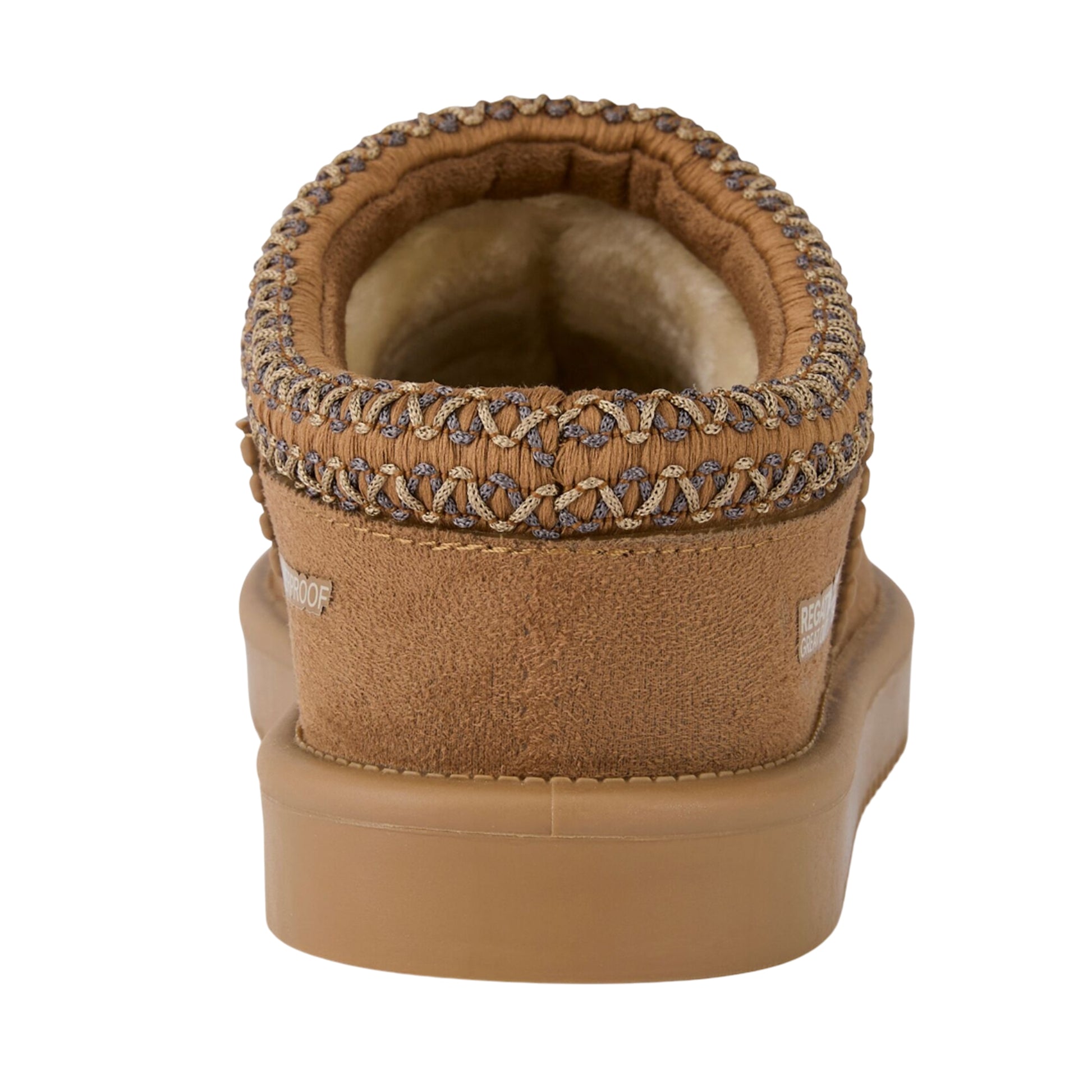 Burnt Tan - Back - Regatta Womens-Ladies Risley Waterproof Mules