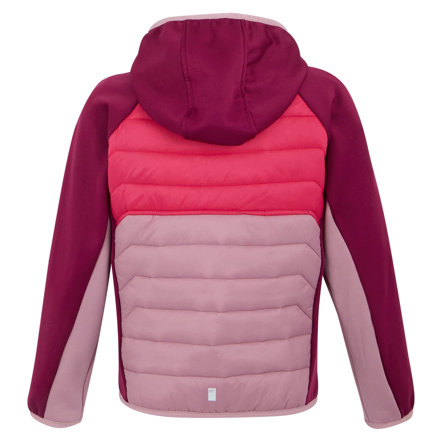 Lilas-Pop-Beaujolais - Back - Regatta Childrens-Kids Kielder IX Hybrid Jacket
