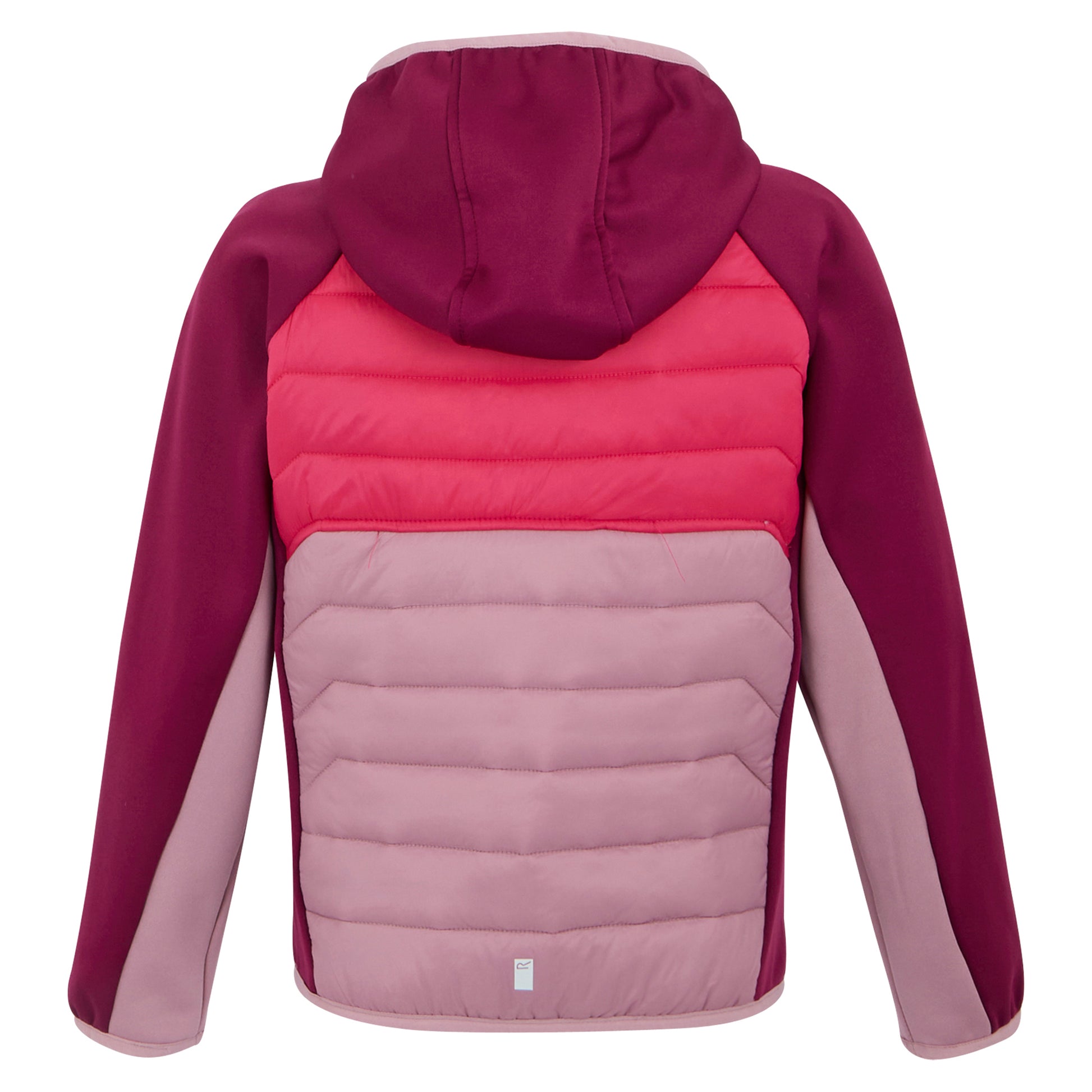 Lilas-Pop-Beaujolais - Back - Regatta Childrens-Kids Kielder IX Hybrid Jacket