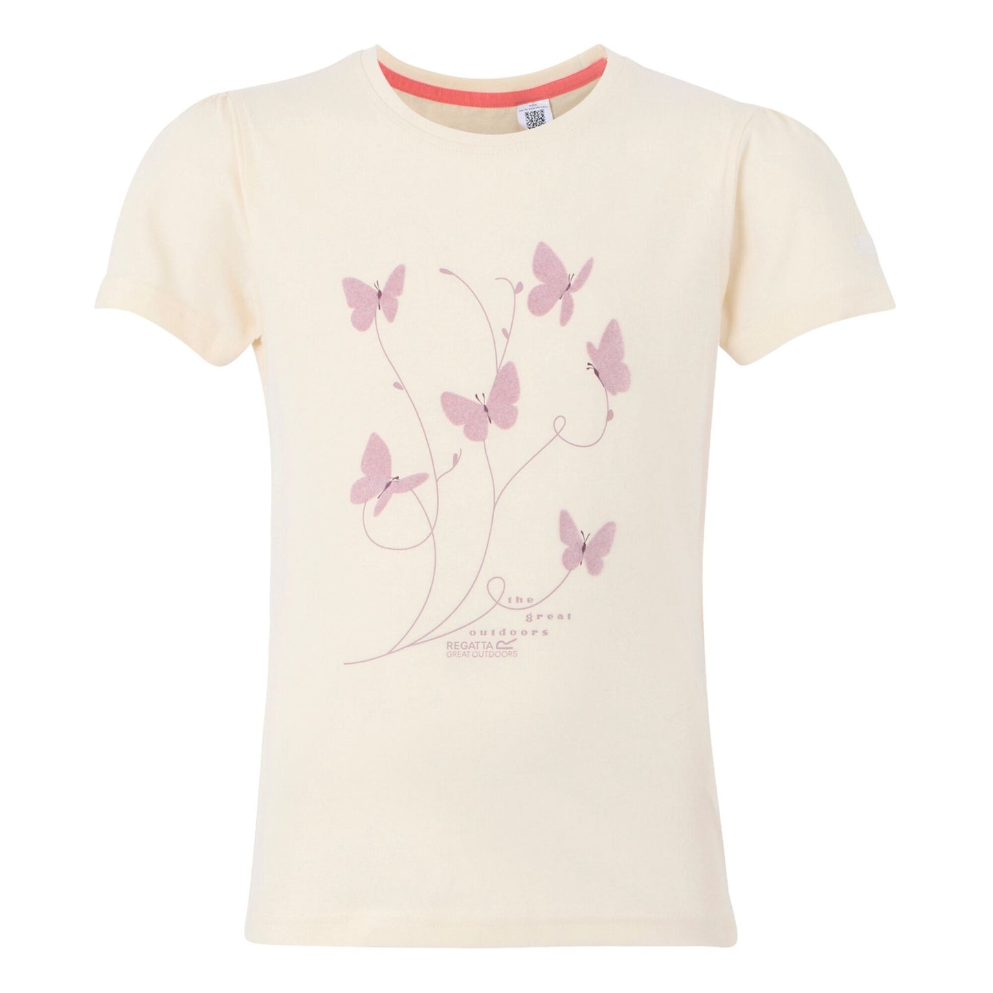 Light Vanilla - Front - Regatta Childrens-Kids Bosley VII Graphic Print T-Shirt