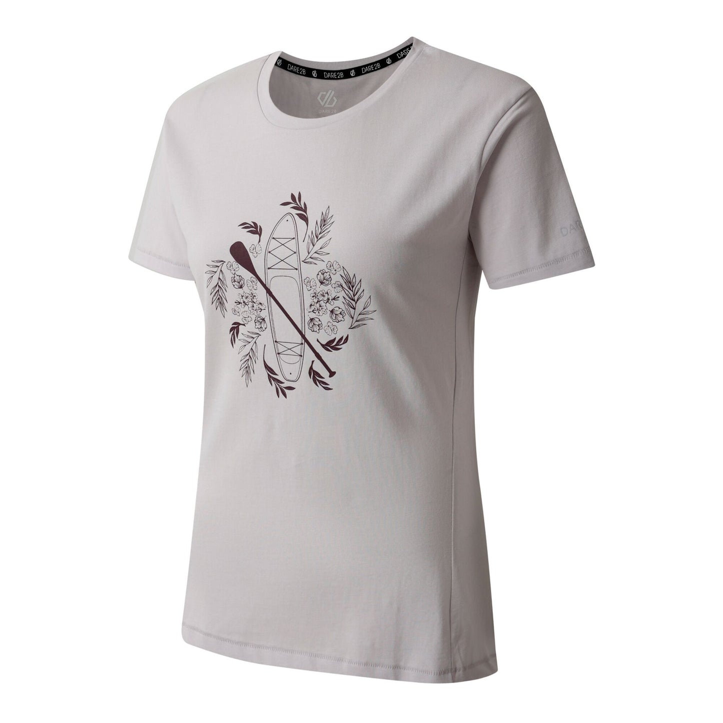 Lilac Hint - Side - Dare 2B Womens-Ladies Transquility III Boat T-Shirt